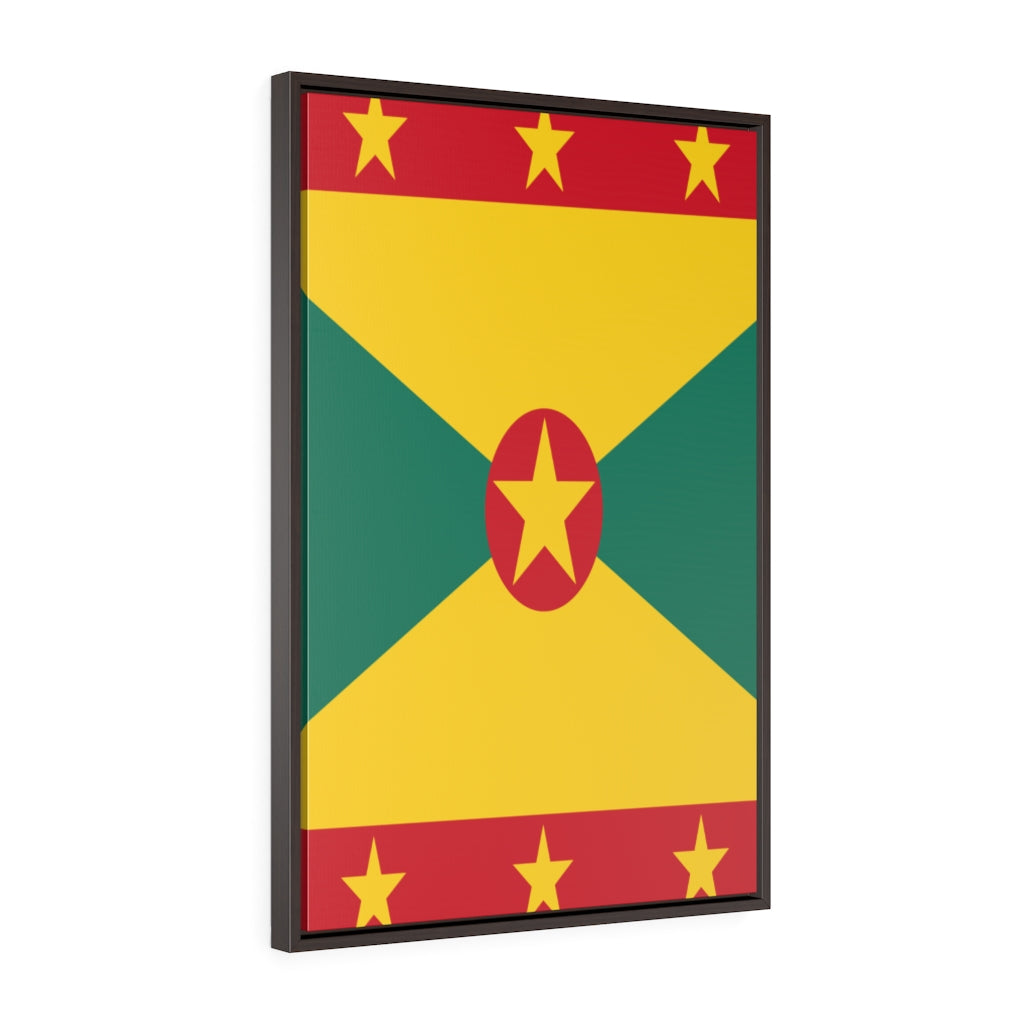 GRENADA Vertical Framed Premium Gallery Wrap Canvas