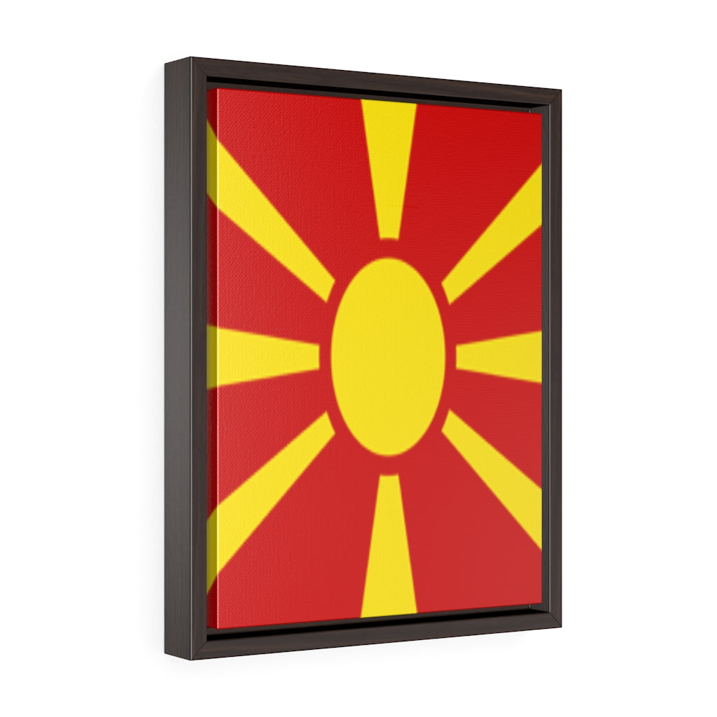 MACEDONIA Vertical Framed Premium Gallery Wrap Canvas