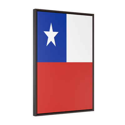 CHILE Vertical Framed Premium Gallery Wrap Canvas