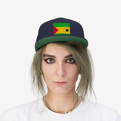 SAO TOME AND PRINCIPE Unisex Flat Bill Hat