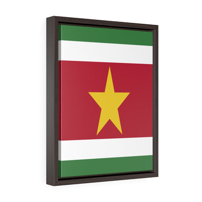 SURINAME Vertical Framed Premium Gallery Wrap Canvas