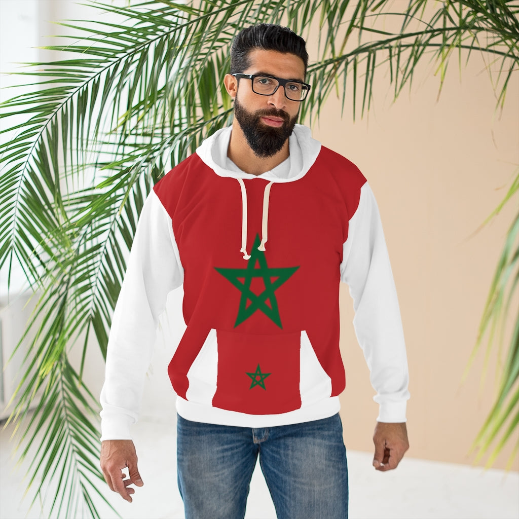 Morocco AOP Unisex Pullover Hoodie