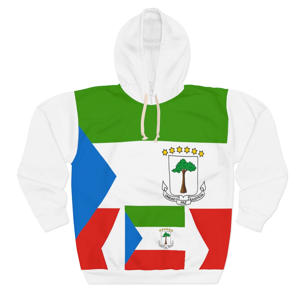 Equatorial Guinea AOP Unisex Pullover Hoodie