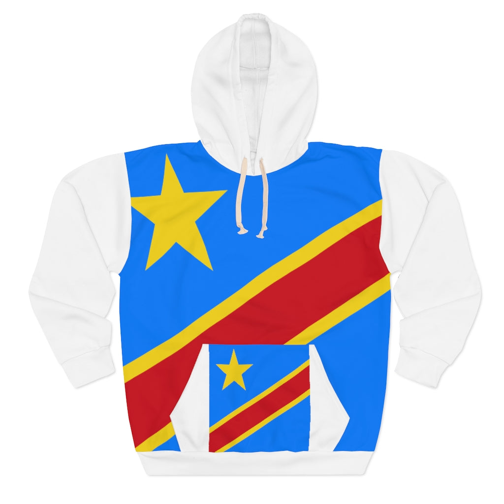 Congo democratic republic  AOP Unisex Pullover Hoodie