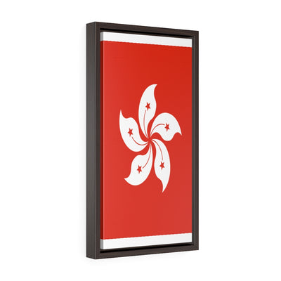 HONG KONG Vertical Framed Premium Gallery Wrap Canvas