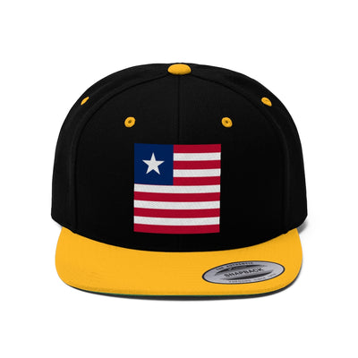 LIBERIA Unisex Flat Bill Hat