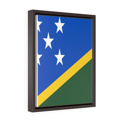 SOLOMON ISLANDS Vertical Framed Premium Gallery Wrap Canvas