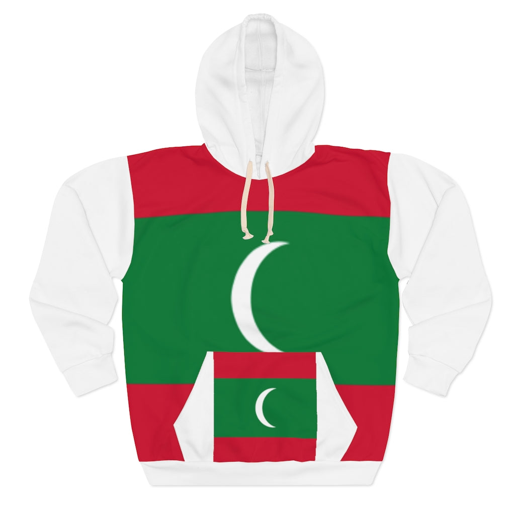 Maldives AOP Unisex Pullover Hoodie