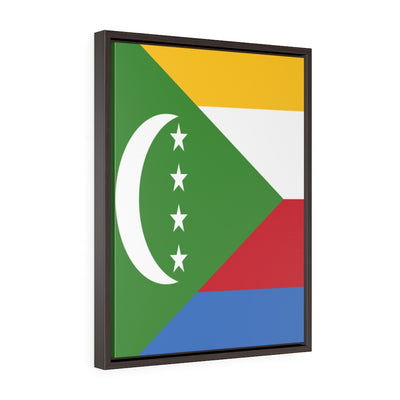 COMOROS Vertical Framed Premium Gallery Wrap Canvas