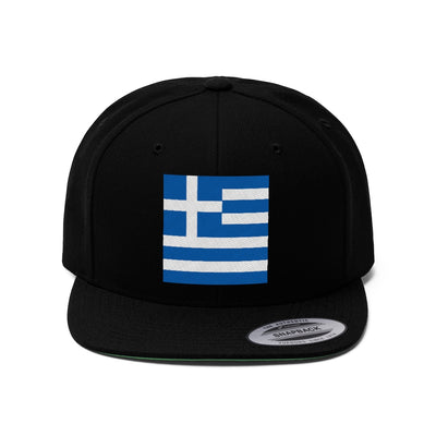 GREECE Unisex Flat Bill Hat