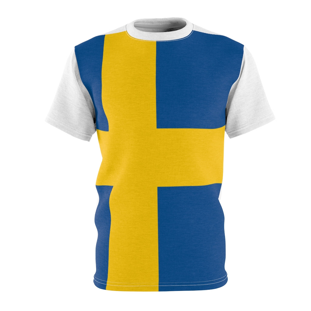 SWEDEN Unisex AOP Cut & Sew Tee