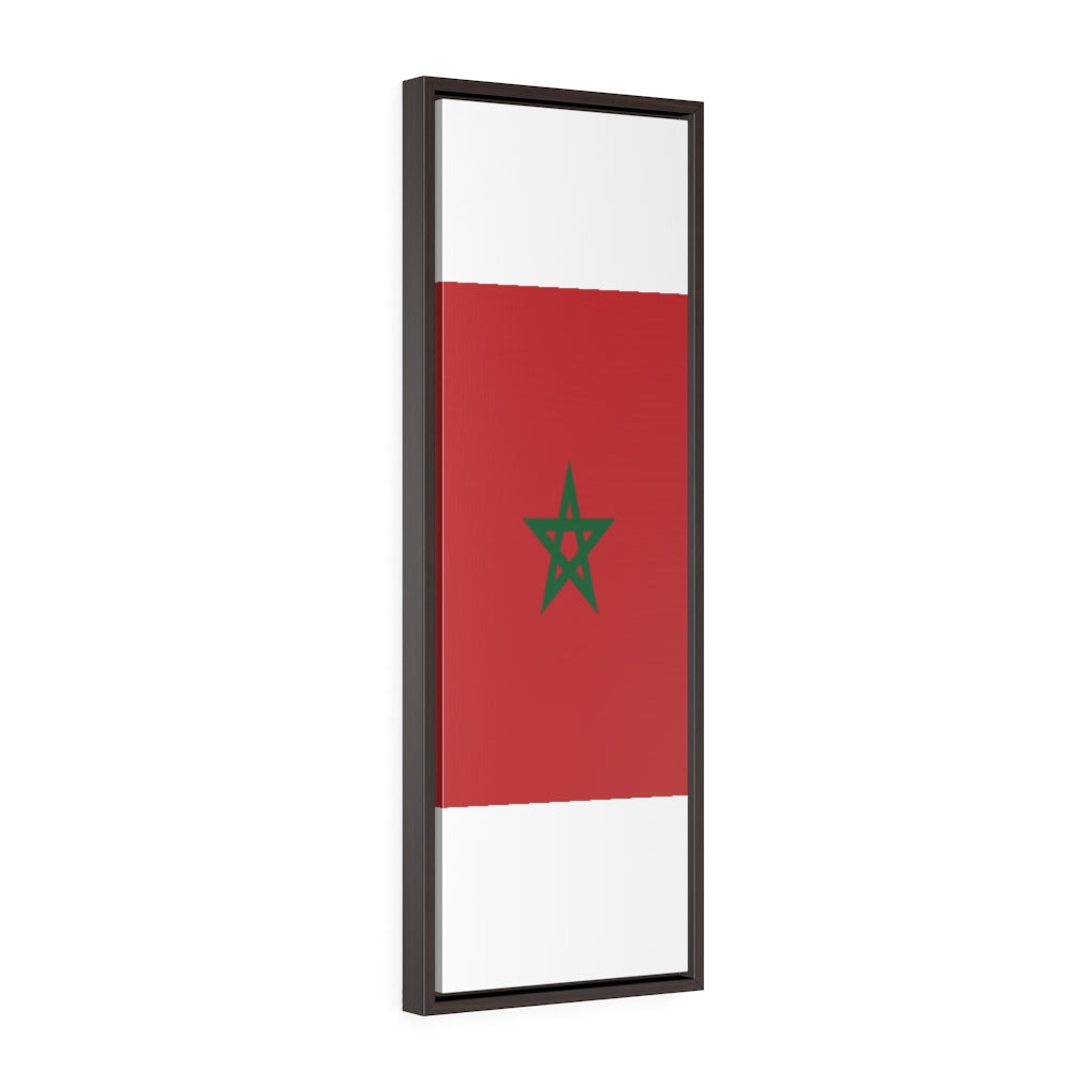 MOROCCO Vertical Framed Premium Gallery Wrap Canvas