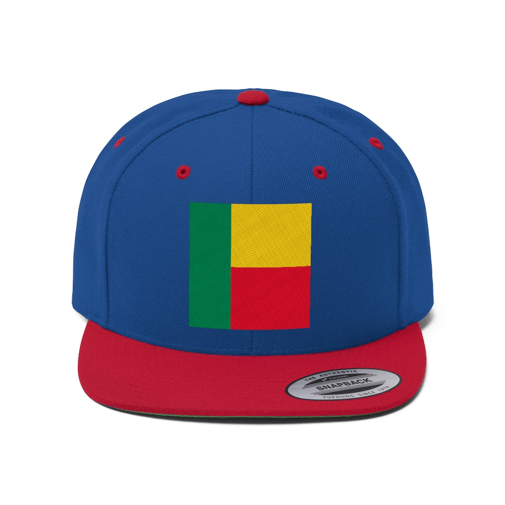 BENIN Unisex Flat Bill Hat