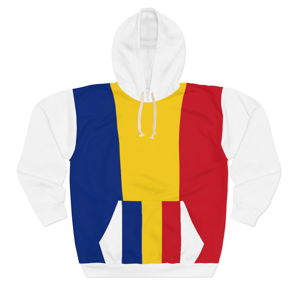 ROMANIA AOP Unisex Pullover Hoodie