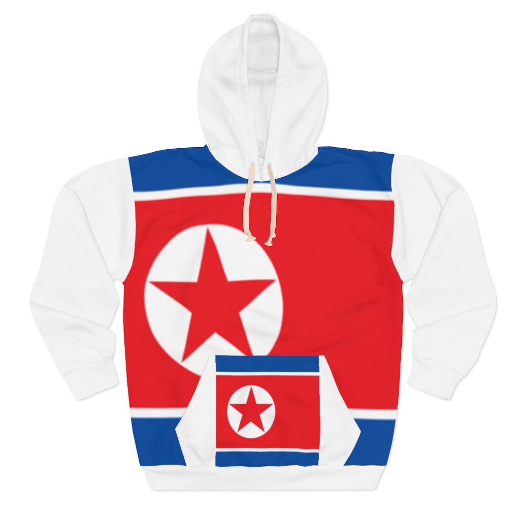 North Korea  AOP Unisex Pullover Hoodie