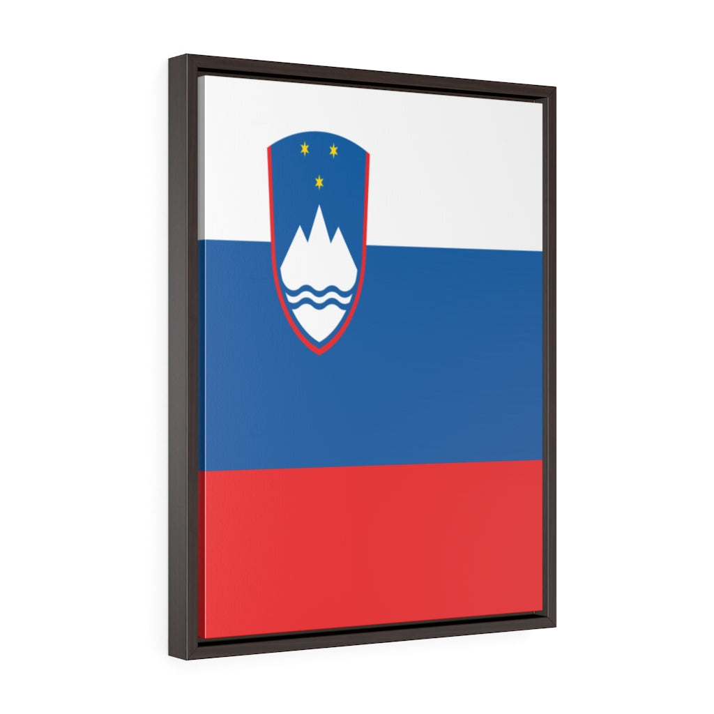 SLOVENIA Vertical Framed Premium Gallery Wrap Canvas