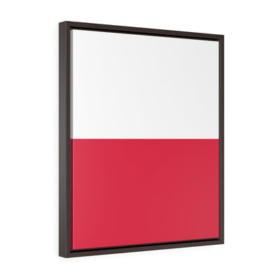 POLAND Vertical Framed Premium Gallery Wrap Canvas