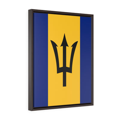 BARBADOS Vertical Framed Premium Gallery Wrap Canvas