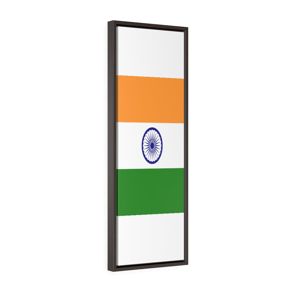 INDIA Vertical Framed Premium Gallery Wrap Canvas