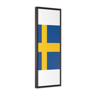 SWEDEN  Vertical Framed Premium Gallery Wrap Canvas