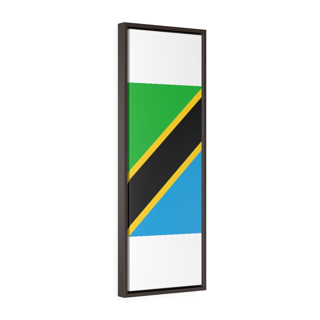 TANZANIA Vertical Framed Premium Gallery Wrap Canvas