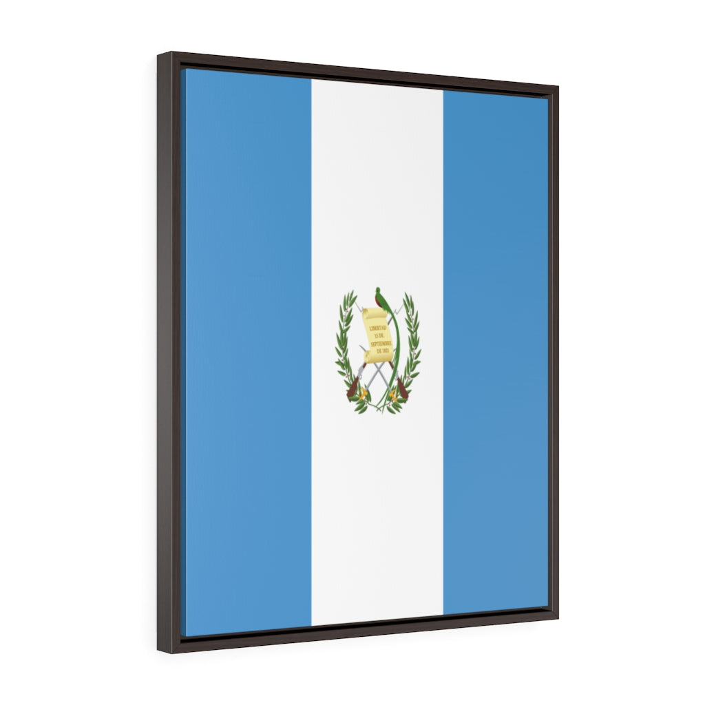 GUATEMALA Vertical Framed Premium Gallery Wrap Canvas