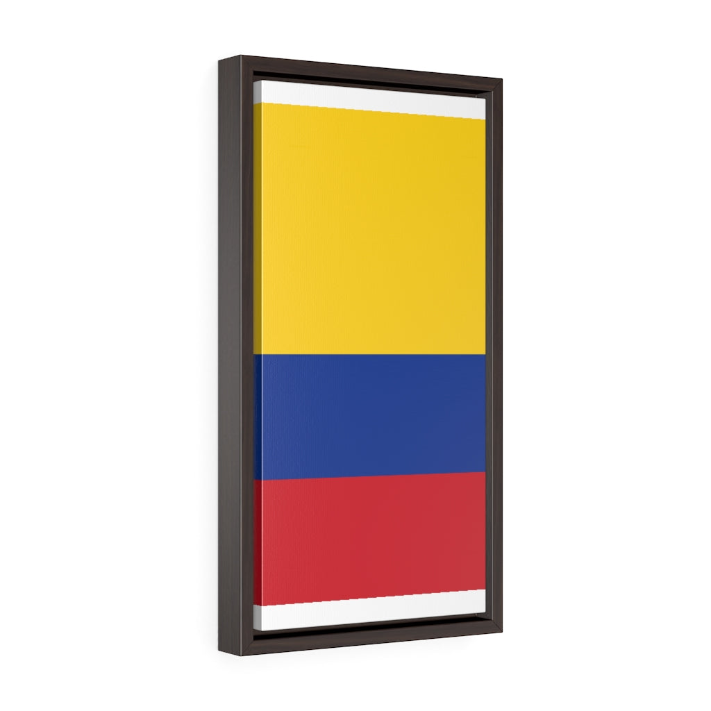 COLOMBIA Vertical Framed Premium Gallery Wrap Canvas