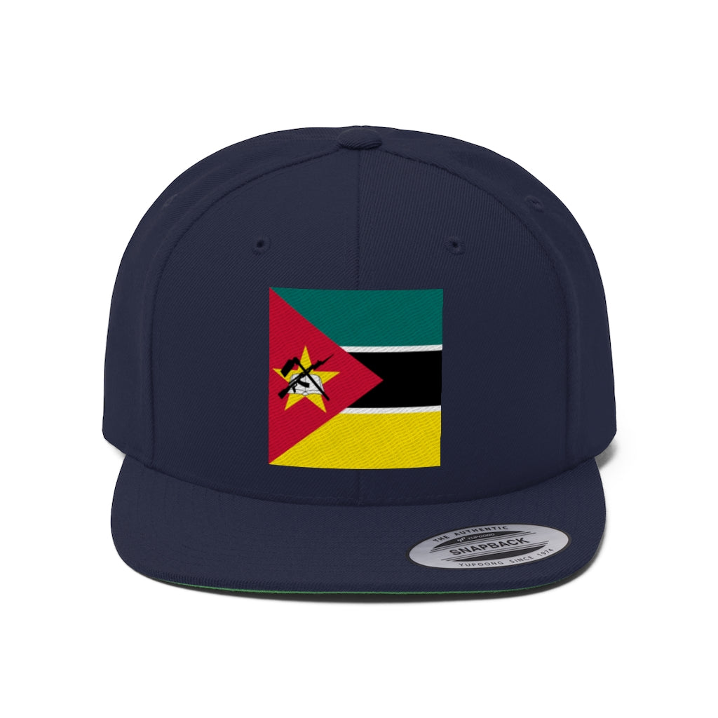 MOZAMBIQUE Unisex Flat Bill Hat