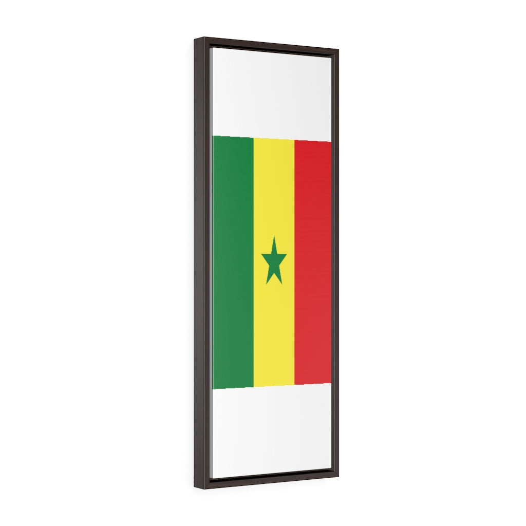 SENEGAL Vertical Framed Premium Gallery Wrap Canvas