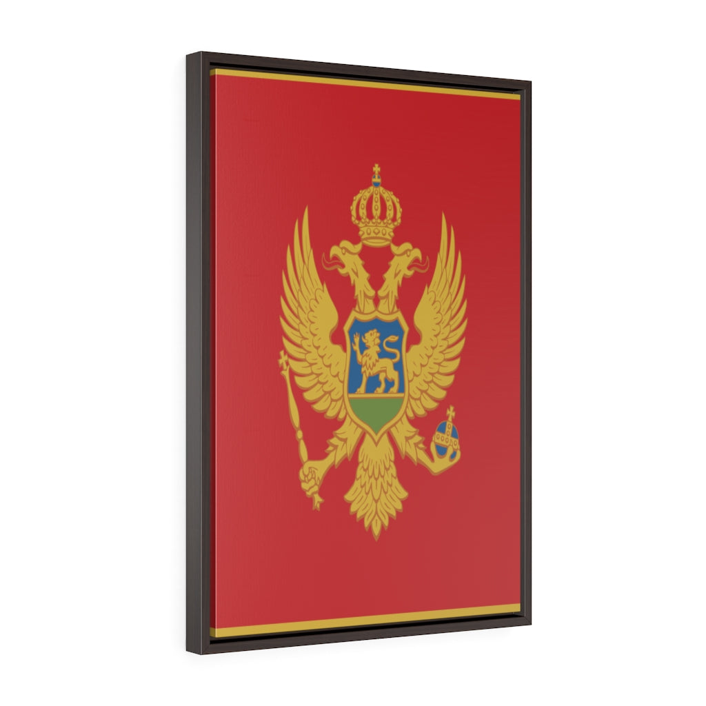 MONTENEGRO Vertical Framed Premium Gallery Wrap Canvas