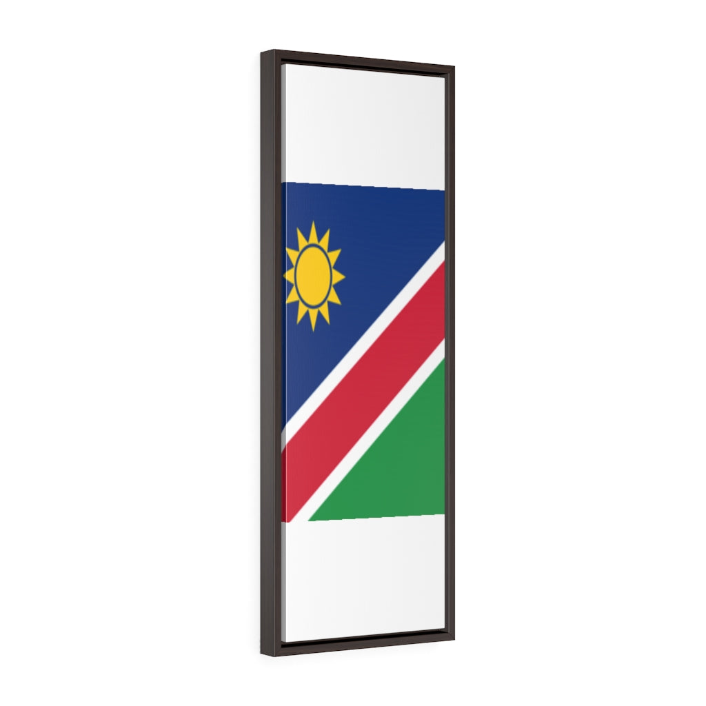 NAMIBIA Vertical Framed Premium Gallery Wrap Canvas