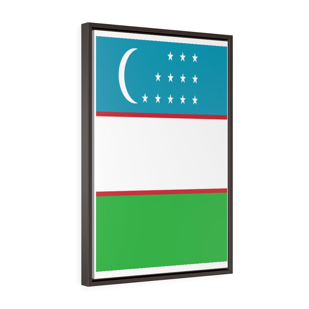 UZBEKISTAN Vertical Framed Premium Gallery Wrap Canvas