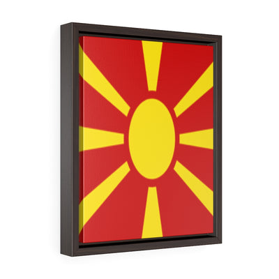 MACEDONIA Vertical Framed Premium Gallery Wrap Canvas