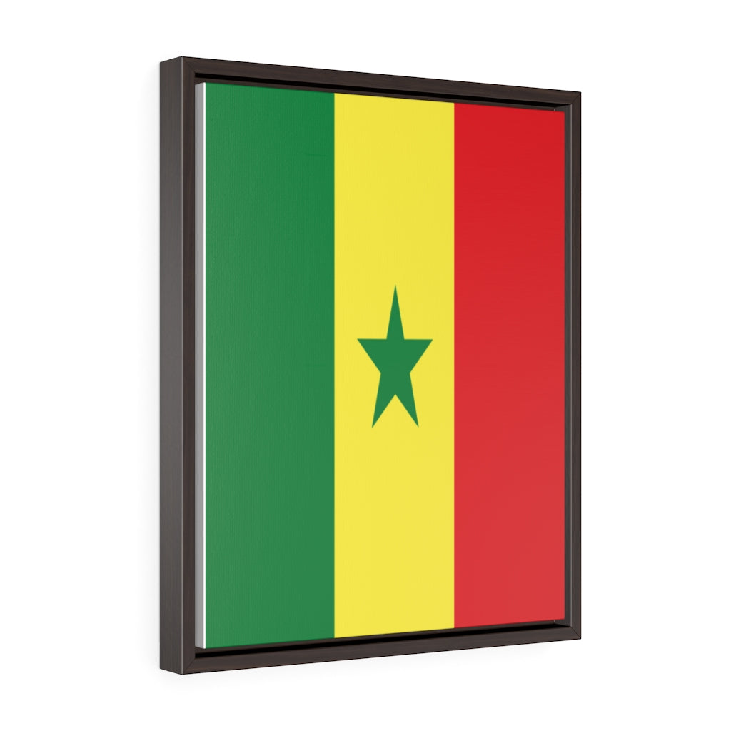 SENEGAL Vertical Framed Premium Gallery Wrap Canvas