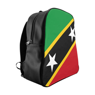 SAINT KITTS AND NEVIS FLAG School Backpack