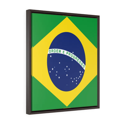 BRAZIL Vertical Framed Premium Gallery Wrap Canvas