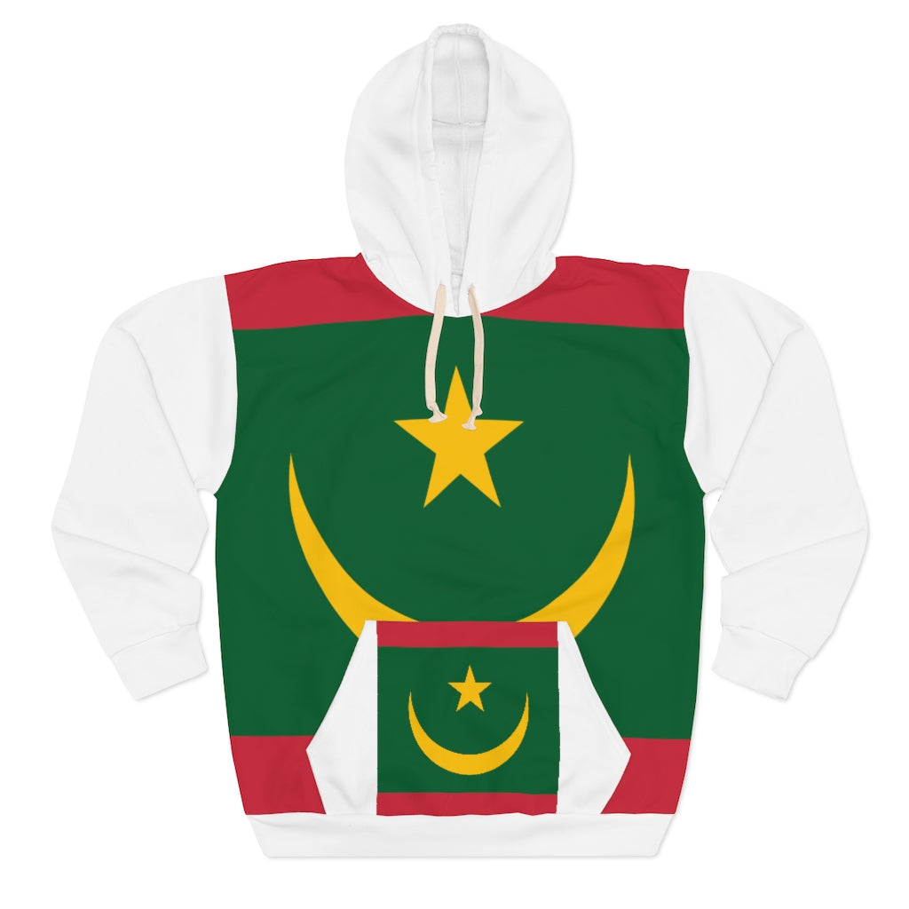 Mauritania AOP Unisex Pullover Hoodie