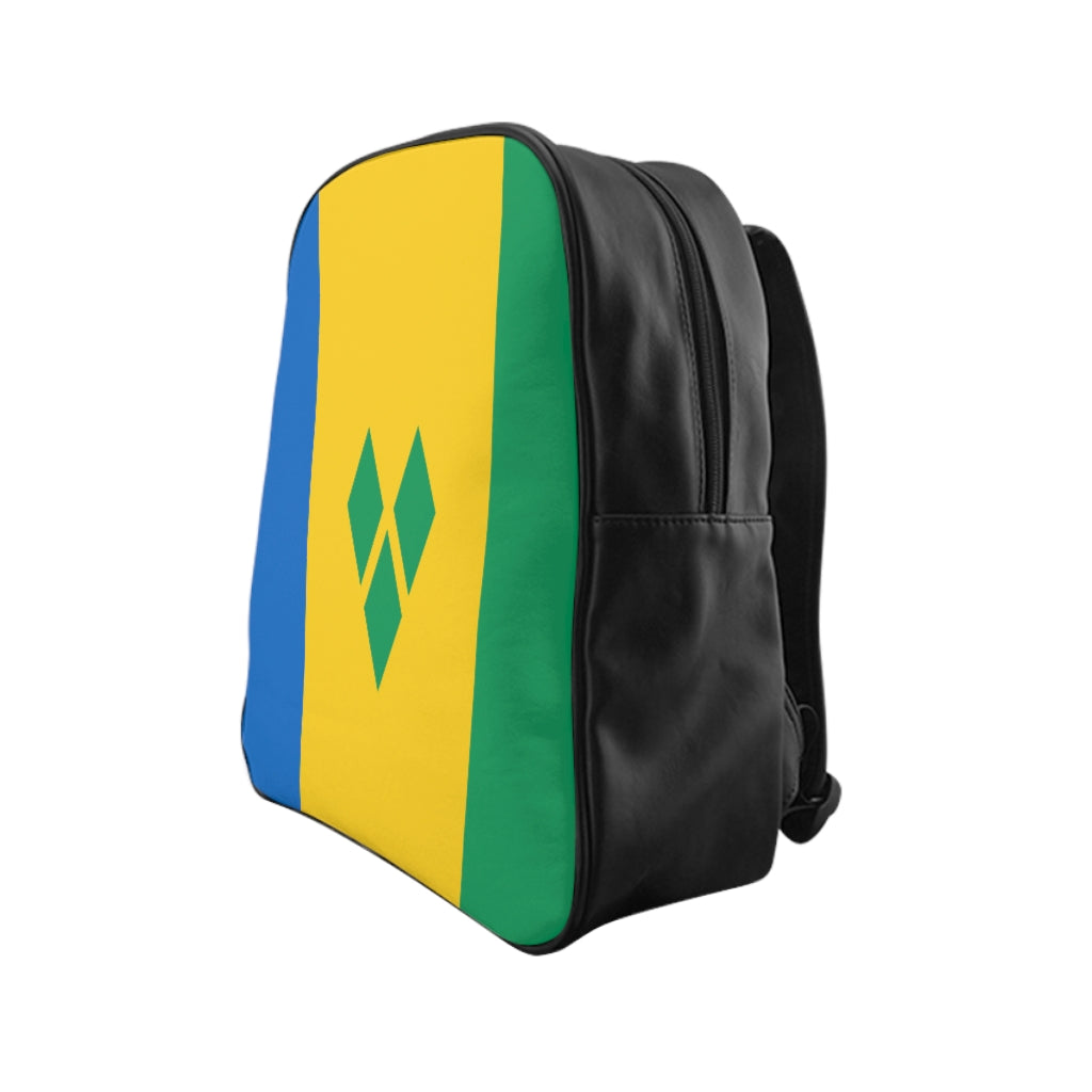 SAINT VINCENT AND THE GRENADINES FLAG School Backpack