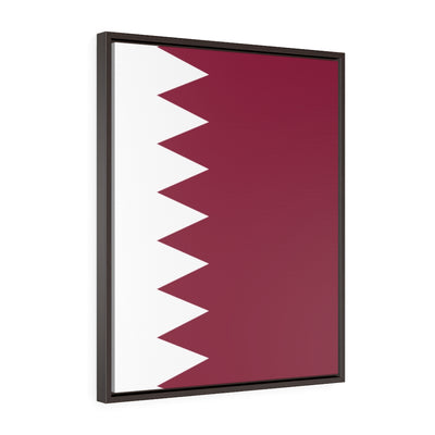 QATAR Vertical Framed Premium Gallery Wrap Canvas