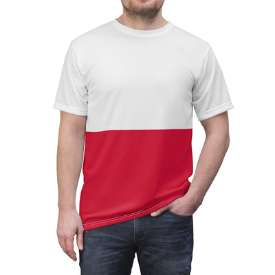 POLAND Unisex AOP Cut & Sew Tee