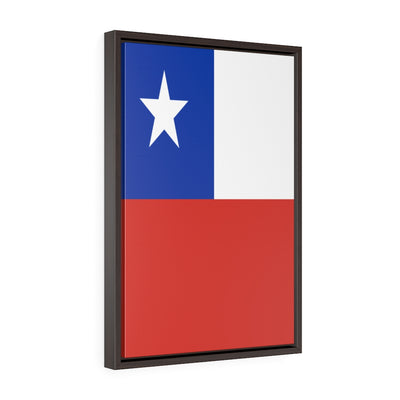 CHILE Vertical Framed Premium Gallery Wrap Canvas