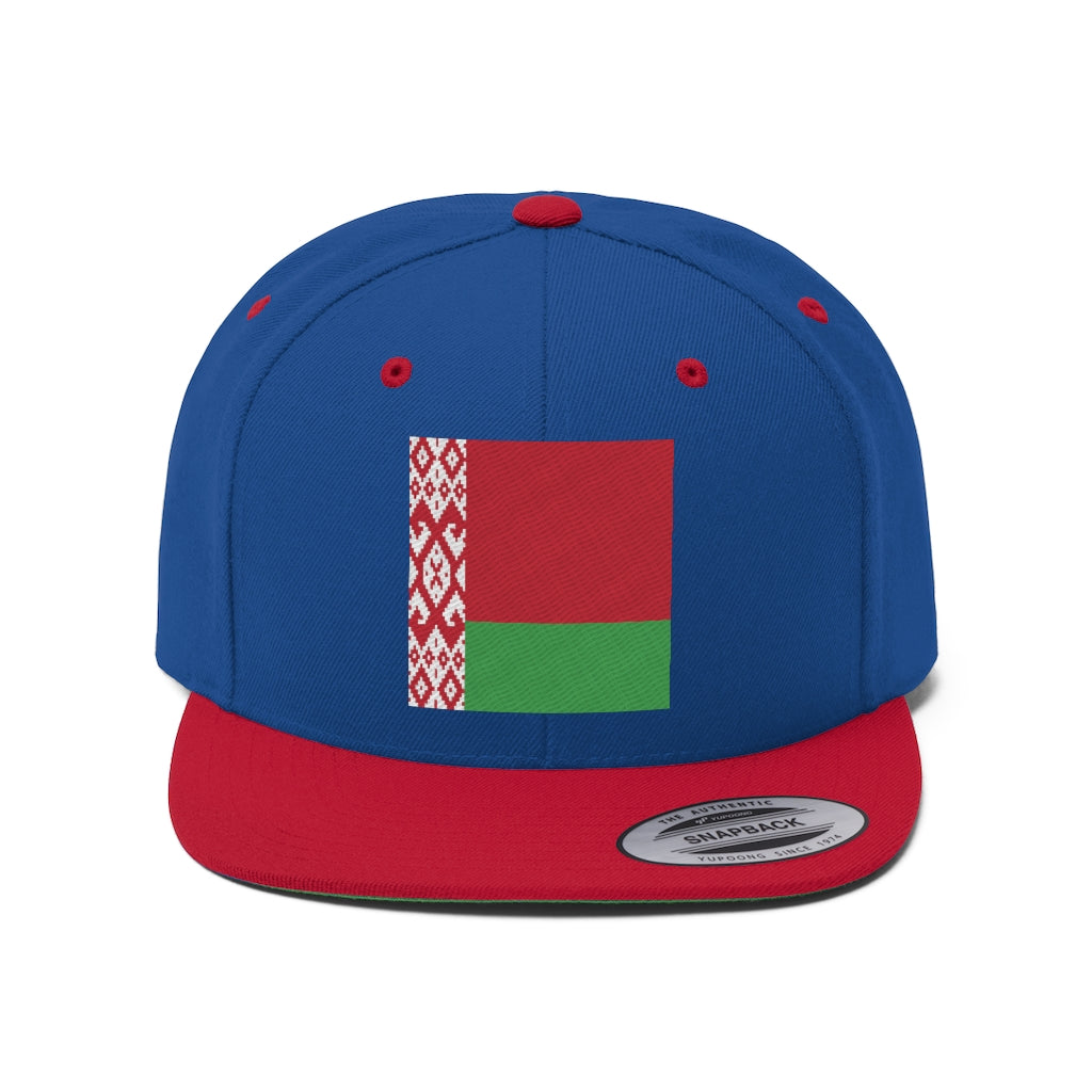 BELARUS Unisex Flat Bill Hat