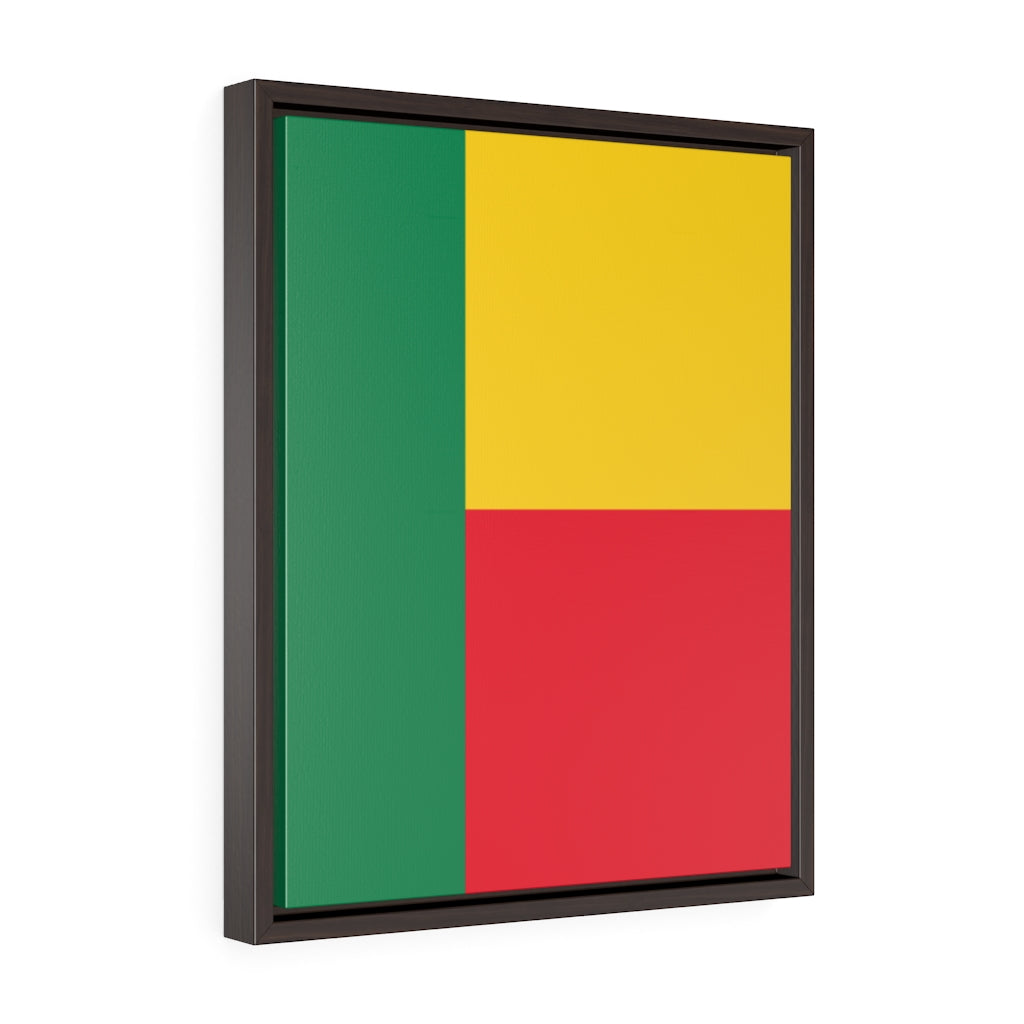 BENIN Vertical Framed Premium Gallery Wrap Canvas