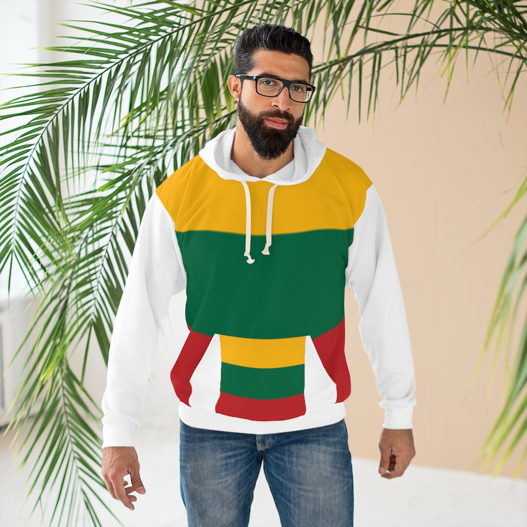 Lithuania AOP Unisex Pullover Hoodie