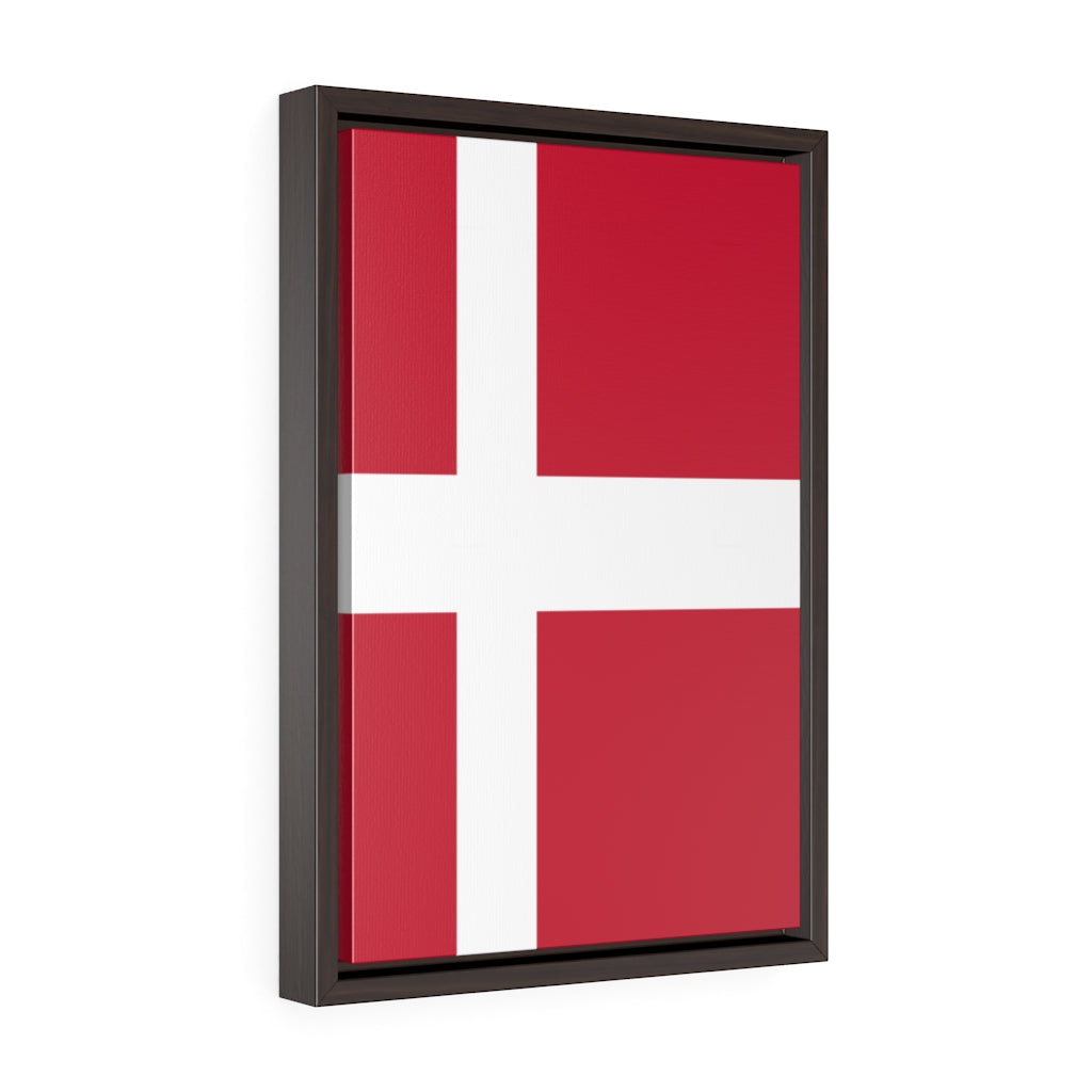 DENMARK Vertical Framed Premium Gallery Wrap Canvas