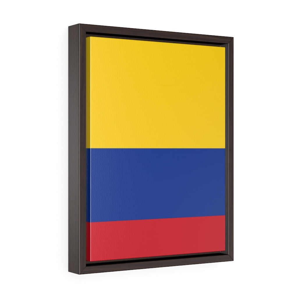 COLOMBIA Vertical Framed Premium Gallery Wrap Canvas