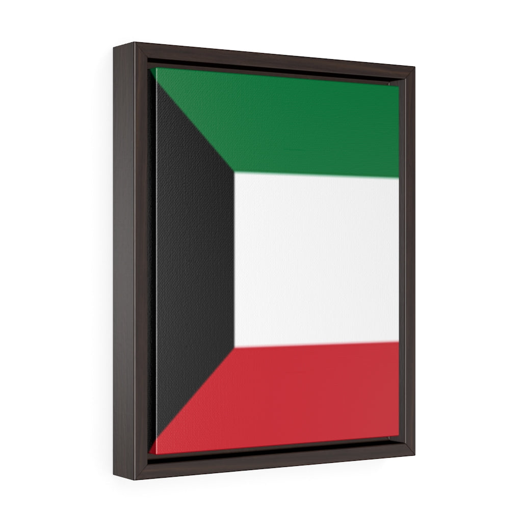 KUWAIT Vertical Framed Premium Gallery Wrap Canvas