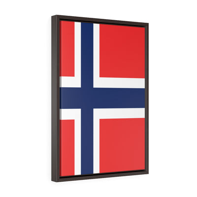 NORWAY Vertical Framed Premium Gallery Wrap Canvas