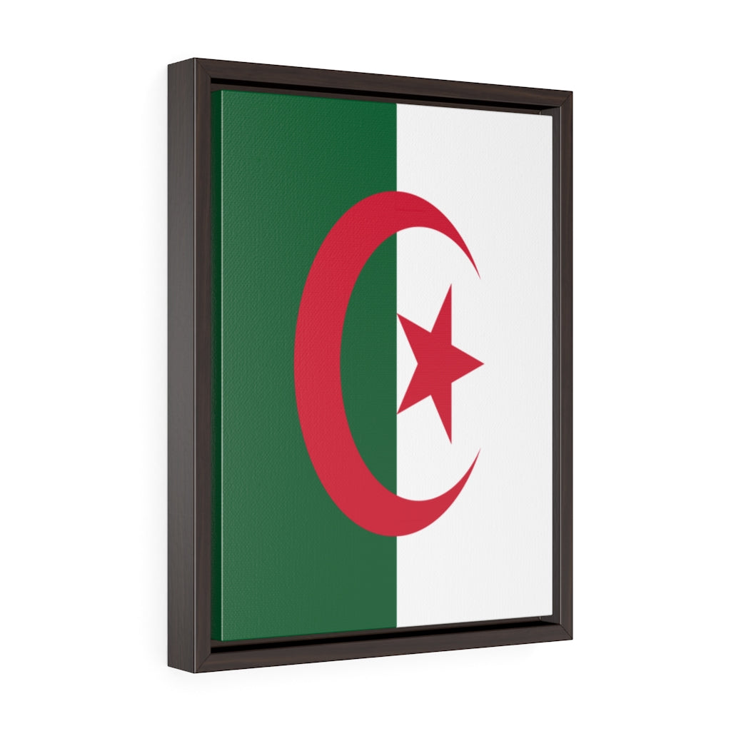 ALGERIA Vertical Framed Premium Gallery Wrap Canvas