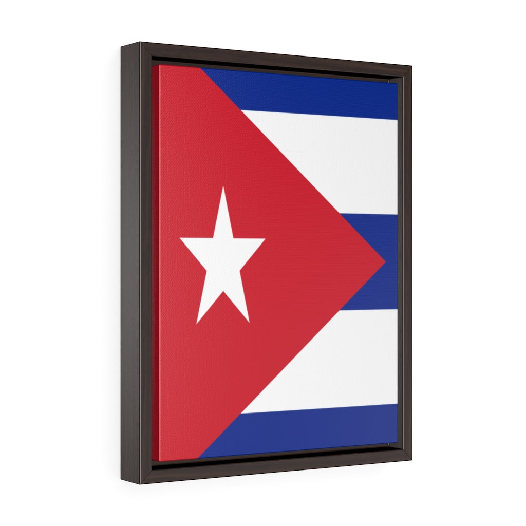 CUBA Vertical Framed Premium Gallery Wrap Canvas